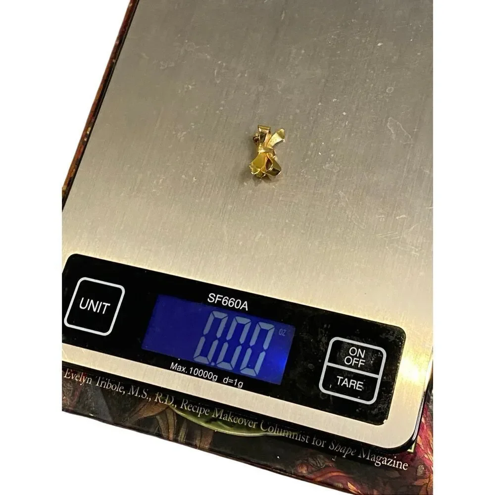 Vintage Gold Tone Bow Brooch Ribbon Pin Retro Classic Style 1 Inch Jewelry